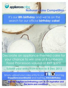 Appliances Online National Competition 8th Birthday